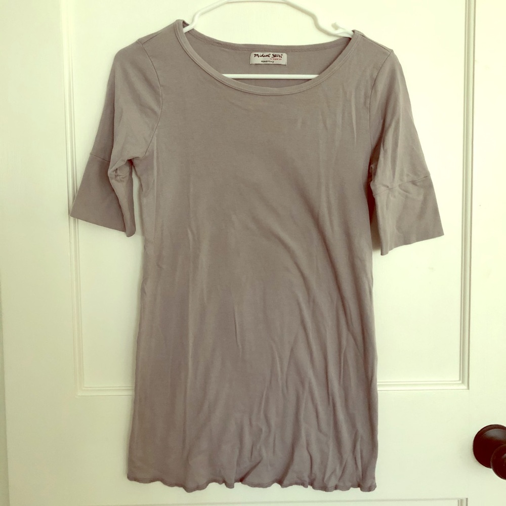 Michael Stars maternity grey tee, size S